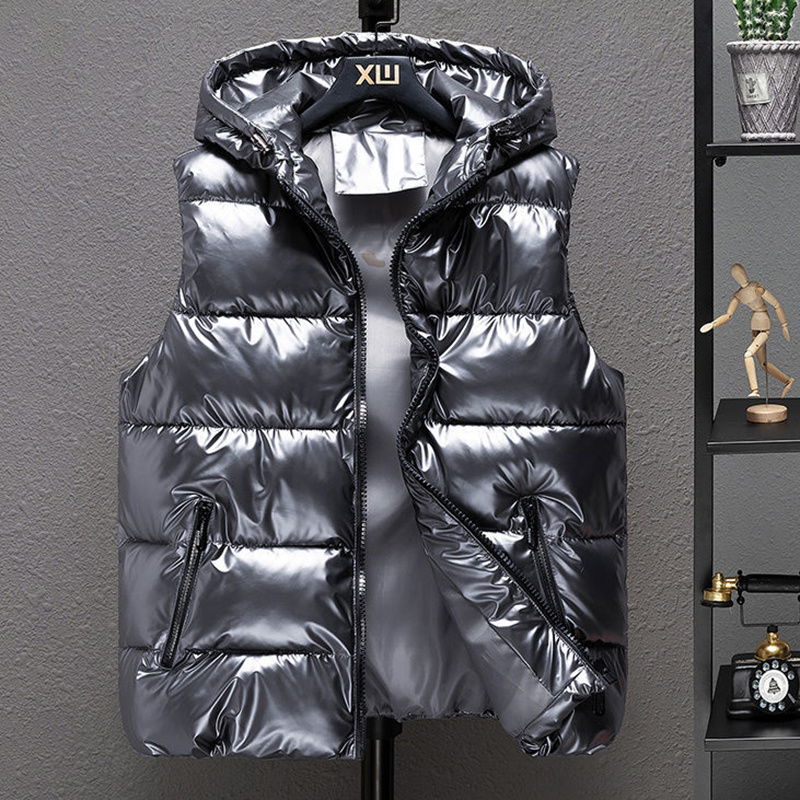 Men's Vests 6XL Size 5XL 2023 Men Thicken Hooded Vest Winter Warm CottonPadded Solid Color Waistcoat Waterproof Windprrof Big Zipper 221014, Black
Men's Vests 6XL Size 5XL 2023 Men Thicken Hooded Vest Winter Warm CottonPadded Solid Color Waistcoat Waterproof Windprrof Big Zipper 221014, Black