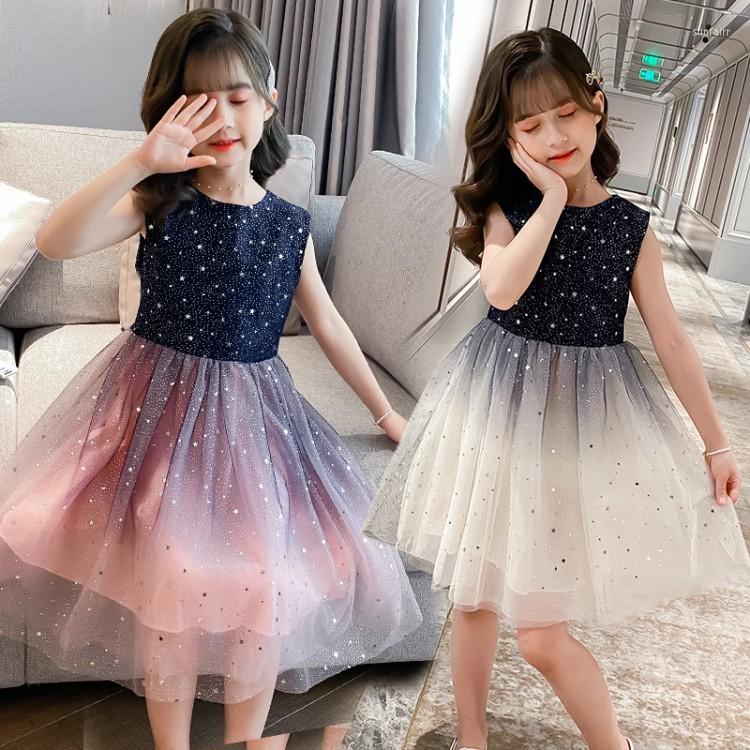 Girl Dresses Ins Girls 2022 Summer Shinning Stars Patched Black Sleeveless Vest Party Dress For 3-12 Years Kids Evening, Pink
Girl Dresses Ins Girls 2022 Summer Shinning Stars Patched Black Sleeveless Vest Party Dress For 3-12 Years Kids Evening, Pink