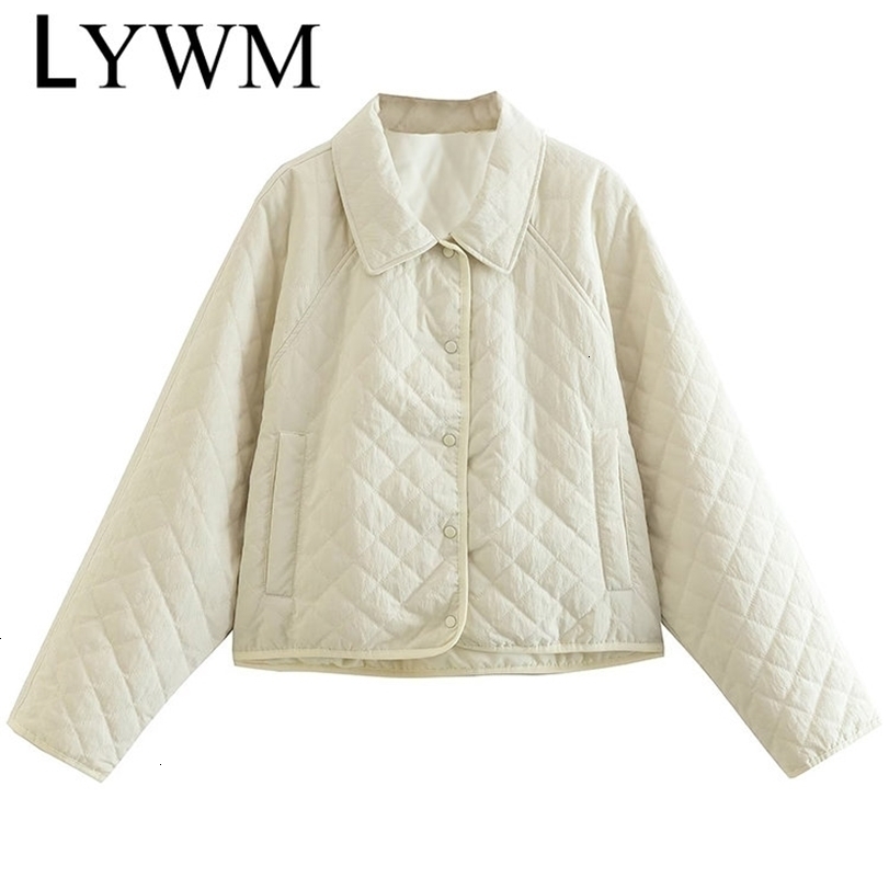 Womens Down Parkas LYWM Women Fashion Solid Single Breasted Jackets Vintage Long Sleeves Lapel Neck Female Chic Lady Outfits 221113, Beige
Womens Down Parkas LYWM Women Fashion Solid Single Breasted Jackets Vintage Long Sleeves Lapel Neck Female Chic Lady Outfits 221113, Beige