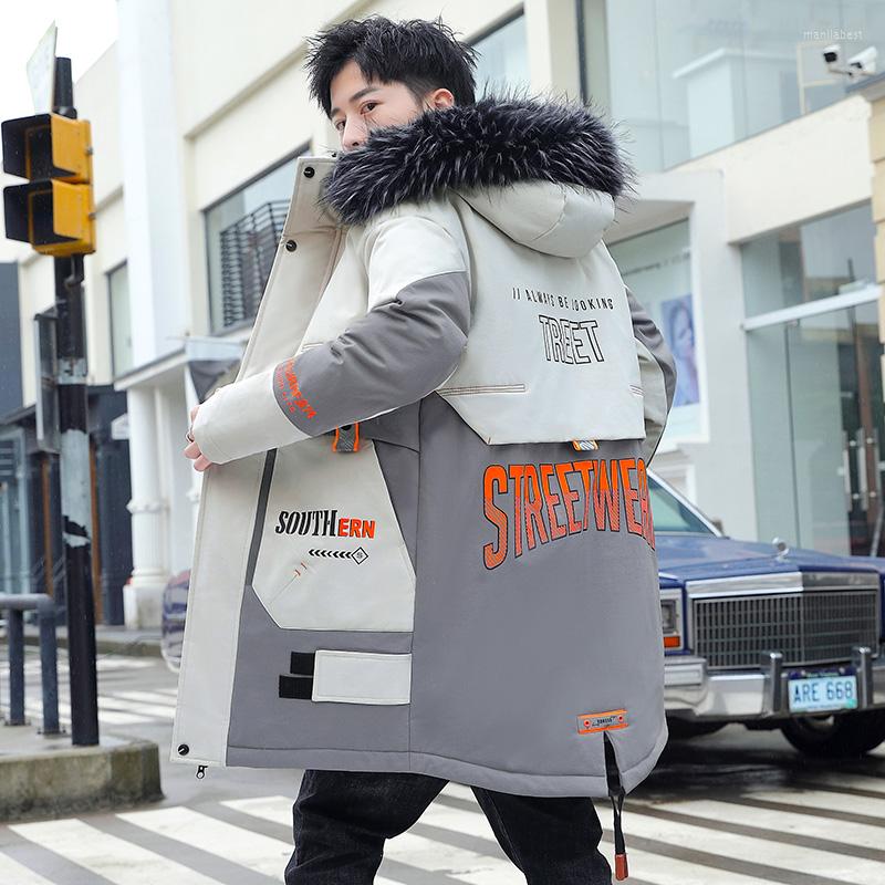 Men's Down Winter Jacket Cotton Coat Long Waterproof Hoodies Puffer Fur Collar Thickness Outerwear Keep Warm Parkas, Beige
Men's Down Winter Jacket Cotton Coat Long Waterproof Hoodies Puffer Fur Collar Thickness Outerwear Keep Warm Parkas, Beige