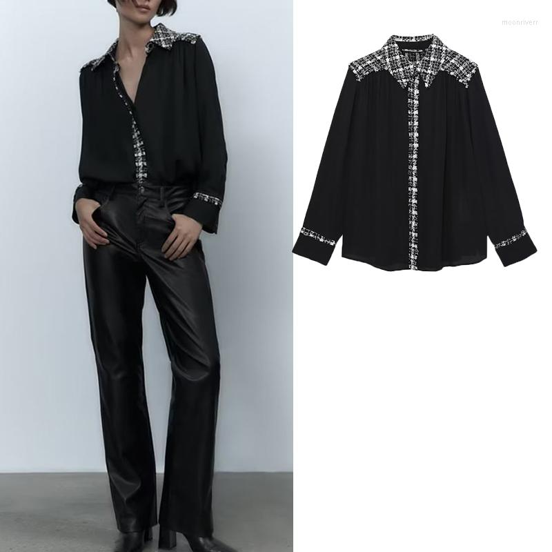 Women's Blouses Fall 2022 Black Single Breasted Textured Collar Long Sleeve Shirt Loose Slim Commuter Versatile Women's, 2317op
Women's Blouses Fall 2022 Black Single Breasted Textured Collar Long Sleeve Shirt Loose Slim Commuter Versatile Women's, 2317op