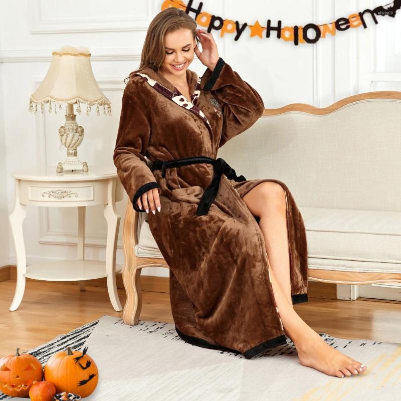 Men' Sleepwear Hooded Halloween Cosplay Women Men Nightgown Bathrobe Flannel Long Robe Thick Warm Plus Size Male Loose Home Wear, 01
Men' Sleepwear Hooded Halloween Cosplay Women Men Nightgown Bathrobe Flannel Long Robe Thick Warm Plus Size Male Loose Home Wear, 01