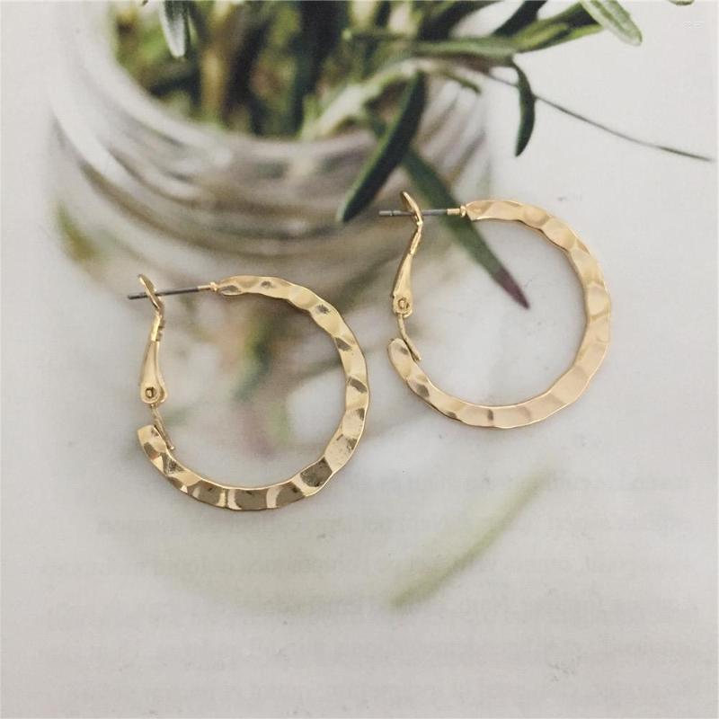 Hoop Earrings Casual Gold Color Plating Hammered Effect For Women Girl Basic High Quality Accessory
Hoop Earrings Casual Gold Color Plating Hammered Effect For Women Girl Basic High Quality Accessory