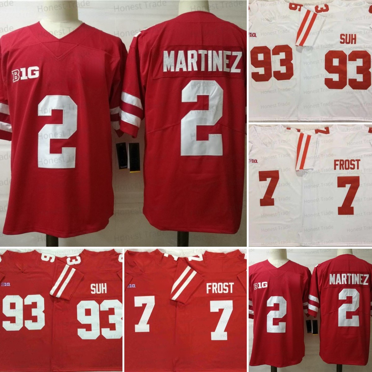 NCAA 93 Ndamukong Suh Football Jersey 7 Scott Frost Nebraska Red NCAA College Mens Jerseys Stitched
NCAA 93 Ndamukong Suh Football Jersey 7 Scott Frost Nebraska Red NCAA College Mens Jerseys Stitched