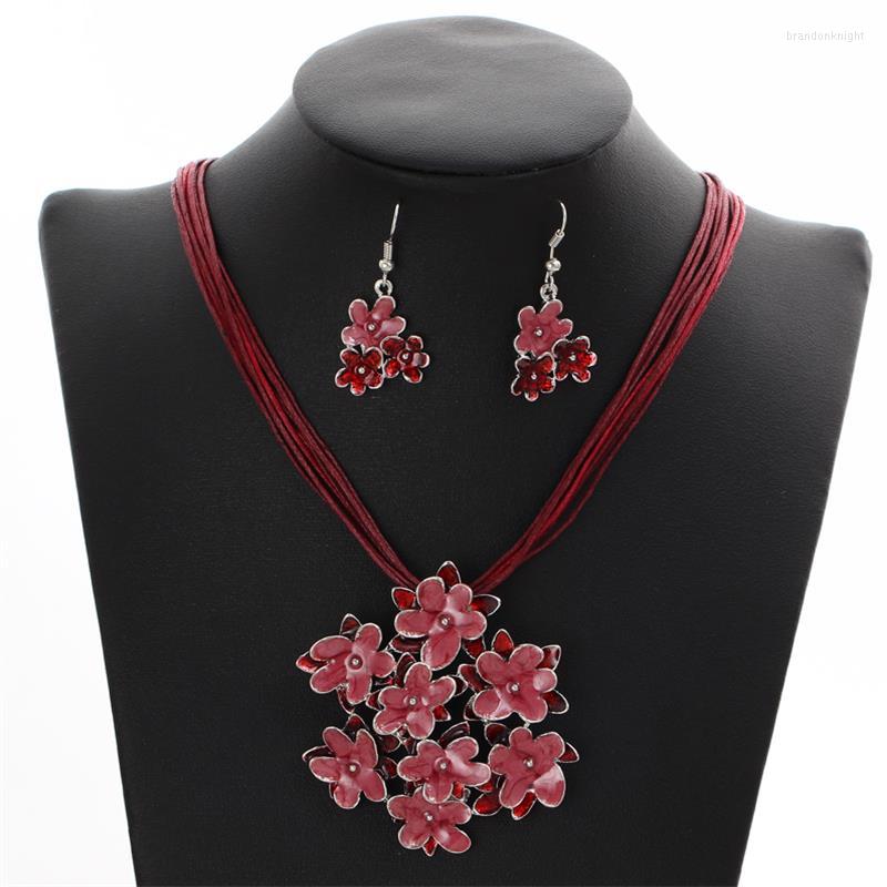 Necklace Earrings Set MINHIN Bohemia Wedding For Women Flowers Pendant Charm Dangle India Choker Jewelry, Picture shown
Necklace Earrings Set MINHIN Bohemia Wedding For Women Flowers Pendant Charm Dangle India Choker Jewelry, Picture shown
