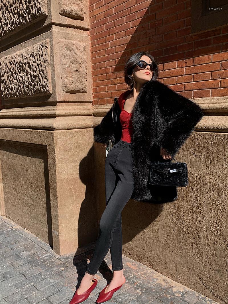 Women' Fur Green Black Imitation Hooded Long Mao Coat Female Thick Autumn And Winter School To Overcome The 2022
Women' Fur Green Black Imitation Hooded Long Mao Coat Female Thick Autumn And Winter School To Overcome The 2022