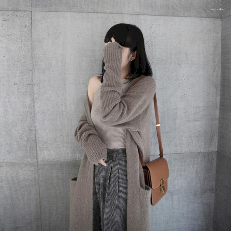 Women' Sweaters Cardigan Sweater Autumn And Winter Lazy Wind Thick Coat Hooded Outer Wear Mid-length Loose Large Size Woman, Black
Women' Sweaters Cardigan Sweater Autumn And Winter Lazy Wind Thick Coat Hooded Outer Wear Mid-length Loose Large Size Woman, Black