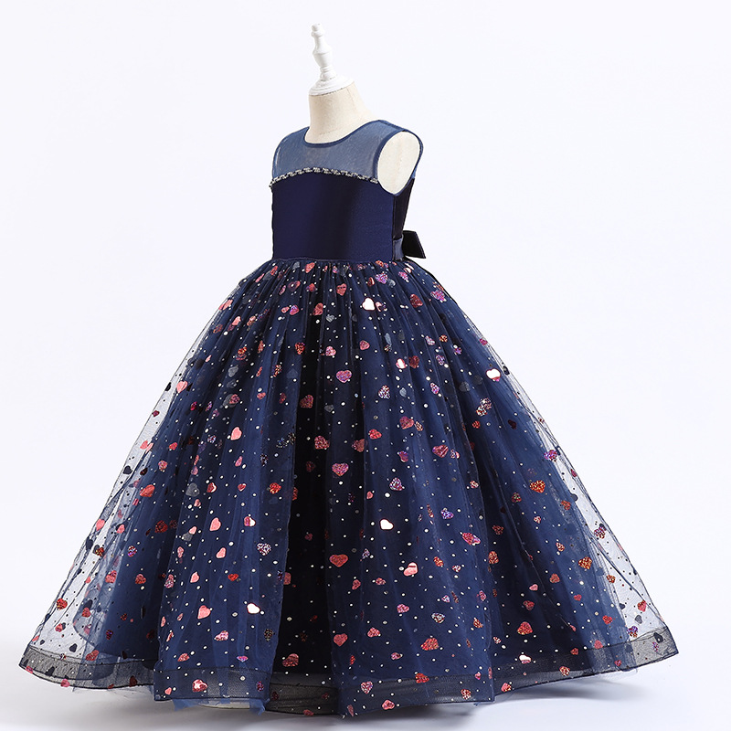 Cute pink Lace Little Kids Flower Girl Dresses Princess Jewel Neck Tulle Applique Puffy Floral Formal Wears Party Communion Pageant Gown