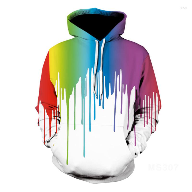 Men' Hoodies 3D Rainbow Men Women Fashion Drips Sweatshirts Funny Oil Painting Printed Hoody
Men' Hoodies 3D Rainbow Men Women Fashion Drips Sweatshirts Funny Oil Painting Printed Hoody