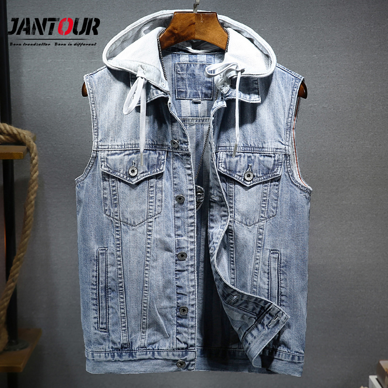 Men's Vests Brand Men Fashion Retro Hooded Turn-Down Collar Chaleco Hat Moto Style Jacket Detachable Vest Big Size -4XL 221114, Blue
Men's Vests Brand Men Fashion Retro Hooded Turn-Down Collar Chaleco Hat Moto Style Jacket Detachable Vest Big Size -4XL 221114, Blue