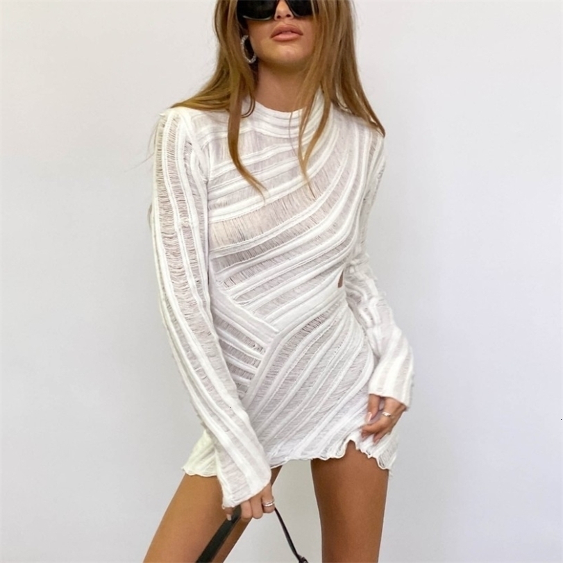 Party Dresses FUFUCAILLM Women Knitting Hollow Out Bodycon Dress Long Sleeve Seethrough Aesthetic Elegant Fashion Chic Autumn Vestido 221113, White
Party Dresses FUFUCAILLM Women Knitting Hollow Out Bodycon Dress Long Sleeve Seethrough Aesthetic Elegant Fashion Chic Autumn Vestido 221113, White