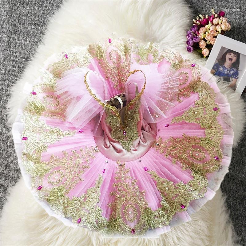 Stage Wear Pink Professional Ballerina Ballet Tutu For Child Children Kids Girls Adults Pancake Dance Costumes Dress
Stage Wear Pink Professional Ballerina Ballet Tutu For Child Children Kids Girls Adults Pancake Dance Costumes Dress