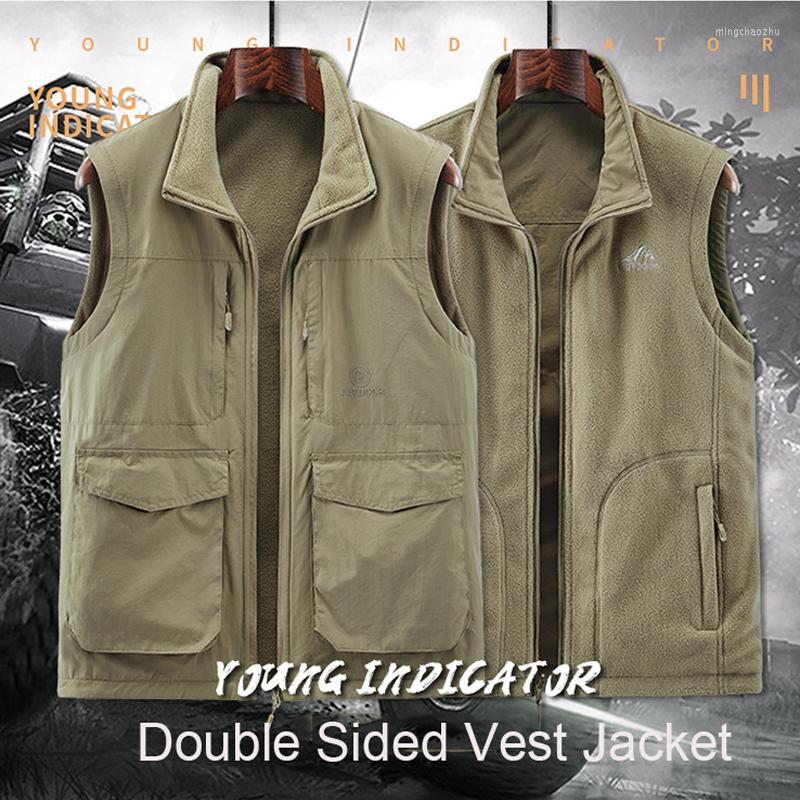 Hunting Jackets Autumn Winter Men's Thermal Vest Jacket Fleece Nylon Double Sided Outdoor Waistcoat Camping Cycling Fishing Multipockets, Blue
Hunting Jackets Autumn Winter Men's Thermal Vest Jacket Fleece Nylon Double Sided Outdoor Waistcoat Camping Cycling Fishing Multipockets, Blue