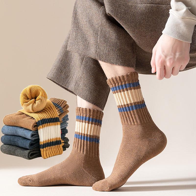 Men's Socks Men's Striped Pure Cotton Winter Warm Fashion Sports With Cushions High Quality Long Terry Men 5 Pair, A7
Men's Socks Men's Striped Pure Cotton Winter Warm Fashion Sports With Cushions High Quality Long Terry Men 5 Pair, A7