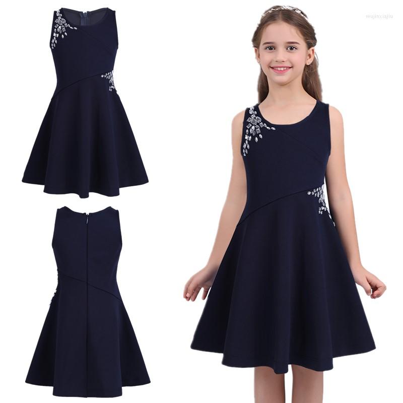 Girl Dresses 4-16 Years Kids Girls Summer Children Rhinestones Sleeveless Princess Dress Flower Wedding, Black
Girl Dresses 4-16 Years Kids Girls Summer Children Rhinestones Sleeveless Princess Dress Flower Wedding, Black