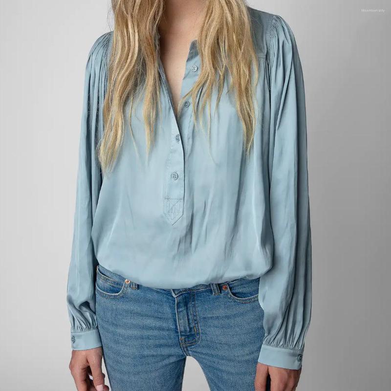 Women' T Shirts Tops O-neck Pleated Solid Color Long Sleeve Lady Blouse Casual Simple Women' Loose Shirt
Women' T Shirts Tops O-neck Pleated Solid Color Long Sleeve Lady Blouse Casual Simple Women' Loose Shirt