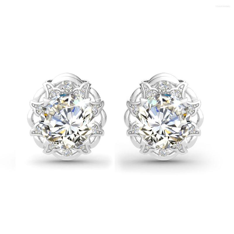 Stud Earrings 1ctw Round Moissanite Silver 925 Real Wedding Earring For Women Top Quality Trend Fine Jewelry Gift Wholesale
Stud Earrings 1ctw Round Moissanite Silver 925 Real Wedding Earring For Women Top Quality Trend Fine Jewelry Gift Wholesale