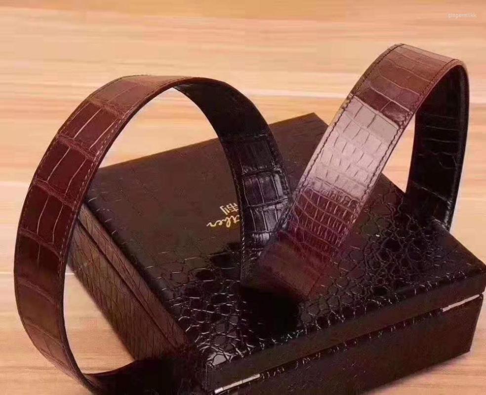 Belts 2 Sides Crocodile Skins Real Genuine Skin Men Belt Top Luxury Quality Fashion, Black
Belts 2 Sides Crocodile Skins Real Genuine Skin Men Belt Top Luxury Quality Fashion, Black