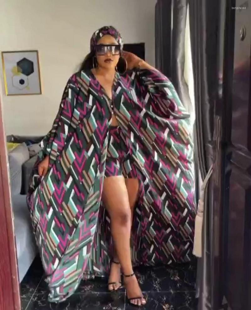 Women's Tracksuits Tsxt 2022 African Style Women Print Long Dress Lady V-neck Batwing Sleeve Short Pants Chiffon Elegant Beach 2-Piece Sets, Picture color
Women's Tracksuits Tsxt 2022 African Style Women Print Long Dress Lady V-neck Batwing Sleeve Short Pants Chiffon Elegant Beach 2-Piece Sets, Picture color