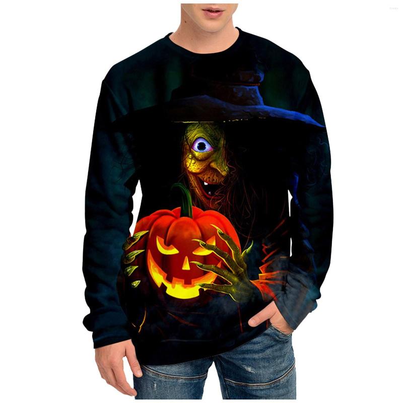 Men' T Shirts Halloween Funny 3D Printed Pumpkin Shirt For Men Casual Horror Long Sleeve Man Tee Camiseta Hombre, Black
Men' T Shirts Halloween Funny 3D Printed Pumpkin Shirt For Men Casual Horror Long Sleeve Man Tee Camiseta Hombre, Black