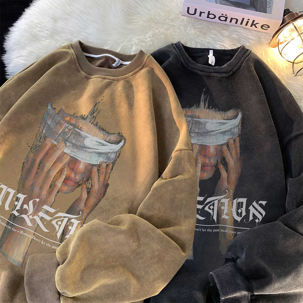 Women's Hoodies Sweatshirts American Washed Sweater Men's 2022 Autumn Men's Worn ins Print Fashion, Wash black
Women's Hoodies Sweatshirts American Washed Sweater Men's 2022 Autumn Men's Worn ins Print Fashion, Wash black