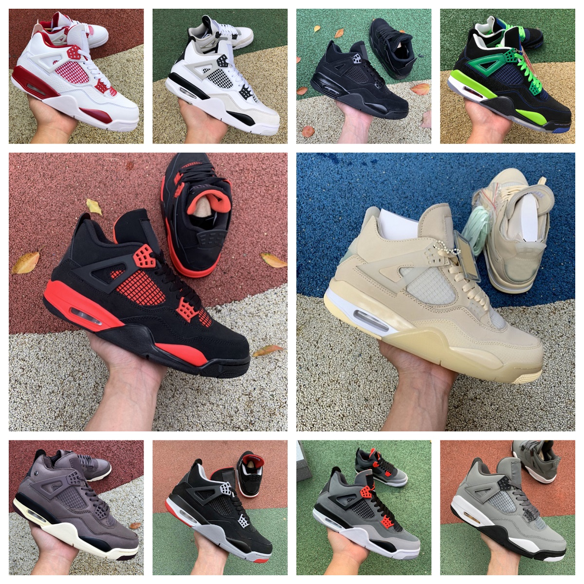 Retro 4 4s Basketball Shoes Jumpman Mens University Blue Midnight Navy Bred Fire Red Thunder Sail White Oreo Cement Military Black Cat Pure Money Violet Ore Sneakers, Bubble package bag
Retro 4 4s Basketball Shoes Jumpman Mens University Blue Midnight Navy Bred Fire Red Thunder Sail White Oreo Cement Military Black Cat Pure Money Violet Ore Sneakers, Bubble package bag