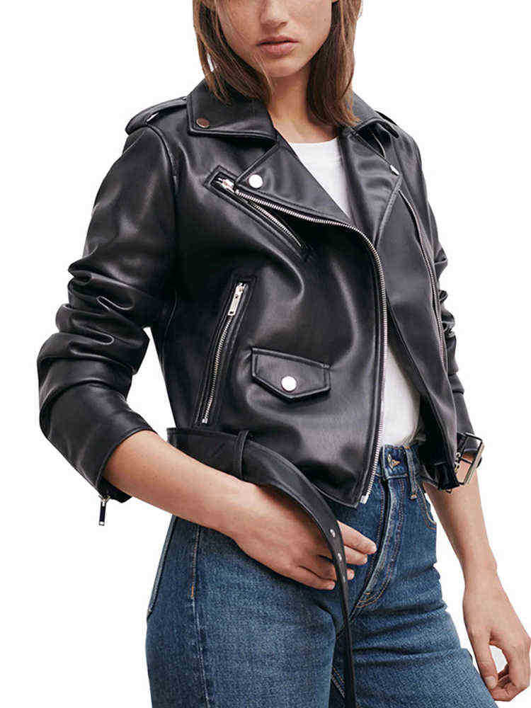 Ftlzz 2022 Spring Autumn New Faux Soft Leather Short Jacket Women Lapel Moto Bike Pu Leather Jacket Locomotive Female Chic Outrun J220727, Black
Ftlzz 2022 Spring Autumn New Faux Soft Leather Short Jacket Women Lapel Moto Bike Pu Leather Jacket Locomotive Female Chic Outrun J220727, Black