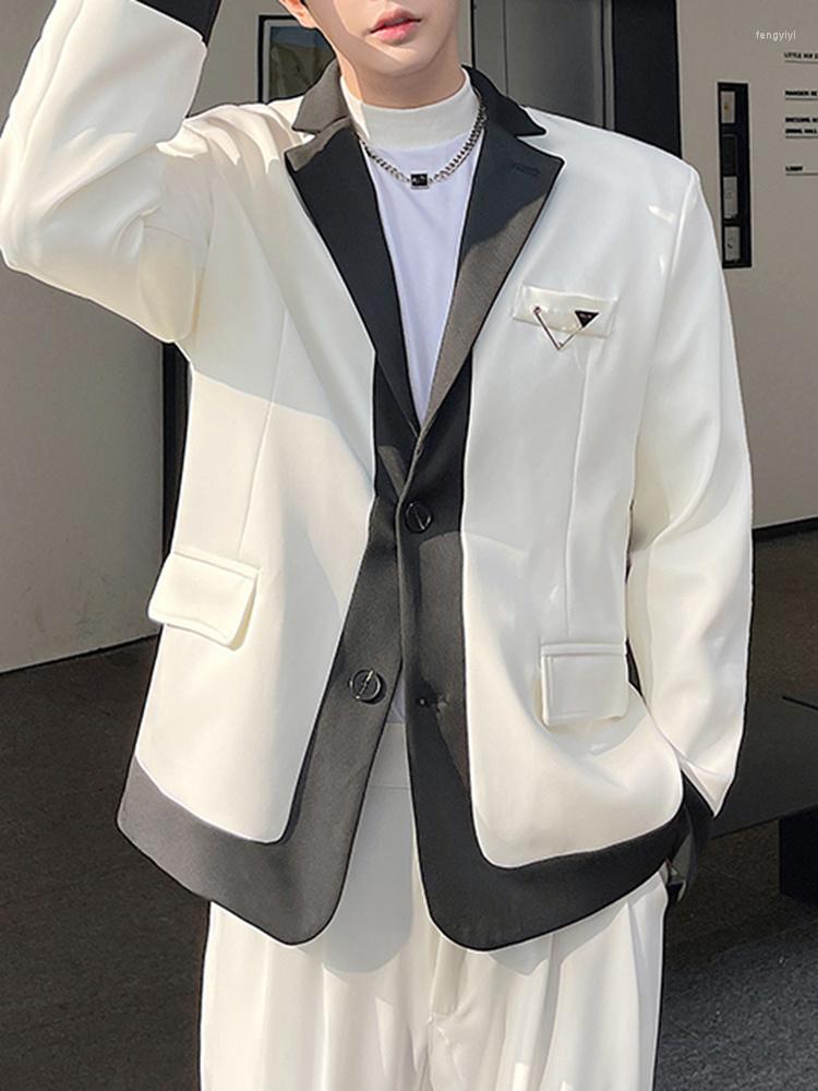 Women's Suits Color Block Blazers For Women Long Sleeves Notched Single Breasted Loose Coats Office Lady Fashion 2022 Autumn M852, Black
Women's Suits Color Block Blazers For Women Long Sleeves Notched Single Breasted Loose Coats Office Lady Fashion 2022 Autumn M852, Black