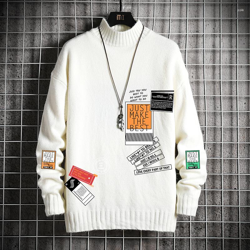 Men's Sweaters 2022 Spring Autumn Patchwork Jumper Mens Sweater Winter Clothes Pullover Men's Jumpers Korean M-5XL, Blue