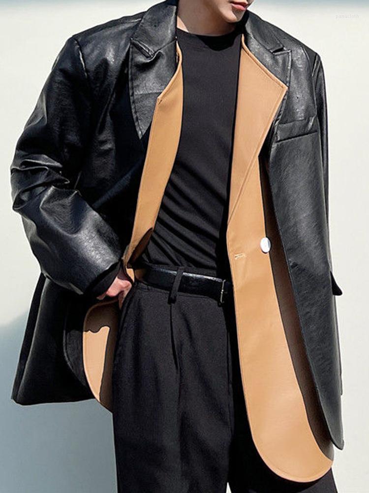 Women's Leather PU Coat Lapel Stitching Color Double Buttons Cool Detachable Jackets Female Streetwear 2022 Autumn Winter H092, Black
Women's Leather PU Coat Lapel Stitching Color Double Buttons Cool Detachable Jackets Female Streetwear 2022 Autumn Winter H092, Black