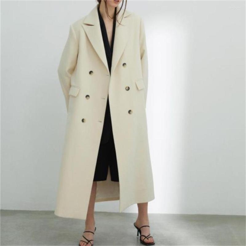 Women's Trench Coats 2022 Spring Autumn Long Suit Jacket Casual Retro Loose Over The Knee Double Breasted Coat Women, Black
Women's Trench Coats 2022 Spring Autumn Long Suit Jacket Casual Retro Loose Over The Knee Double Breasted Coat Women, Black