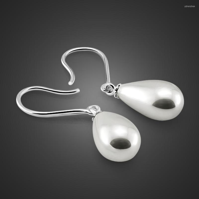 Dangle Earrings Noble Fashion Sterling Silver Big Pearl Drop For Women Delicate & Elegant Accessories Jewelry
Dangle Earrings Noble Fashion Sterling Silver Big Pearl Drop For Women Delicate & Elegant Accessories Jewelry