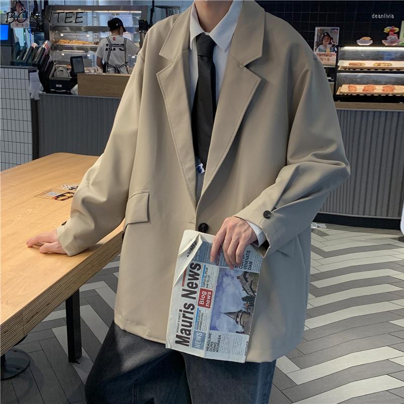 Men's Suits Men Blazers Turn Down Collar Single Button Outwear Korean Fashion Long Sleeve Clothes Males Casual Daily All-match High Street, Black
Men's Suits Men Blazers Turn Down Collar Single Button Outwear Korean Fashion Long Sleeve Clothes Males Casual Daily All-match High Street, Black