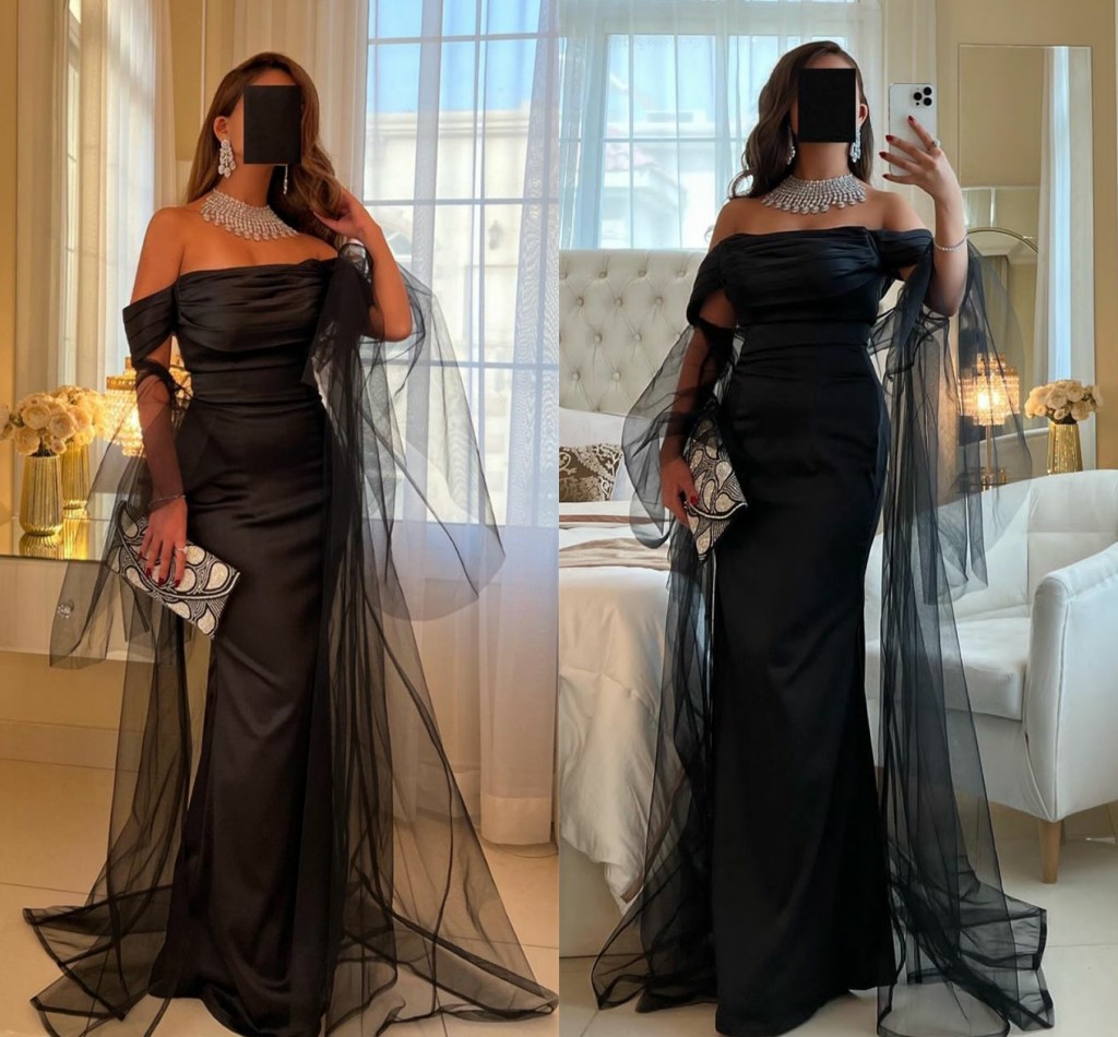 Vintage Long Black Muslim Women Prom Dress 2023 Mermaid Of Shoulder Evening Formal Gowns Robes De Soiree Vestidos Fieast
Vintage Long Black Muslim Women Prom Dress 2023 Mermaid Of Shoulder Evening Formal Gowns Robes De Soiree Vestidos Fieast