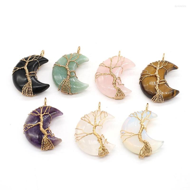 Pendant Necklaces Natural Stone Tree Of Life Pendants Gold Color Wire Wrap Amethysts Opal Crystal For Jewelry Making Diy Women Necklace
Pendant Necklaces Natural Stone Tree Of Life Pendants Gold Color Wire Wrap Amethysts Opal Crystal For Jewelry Making Diy Women Necklace