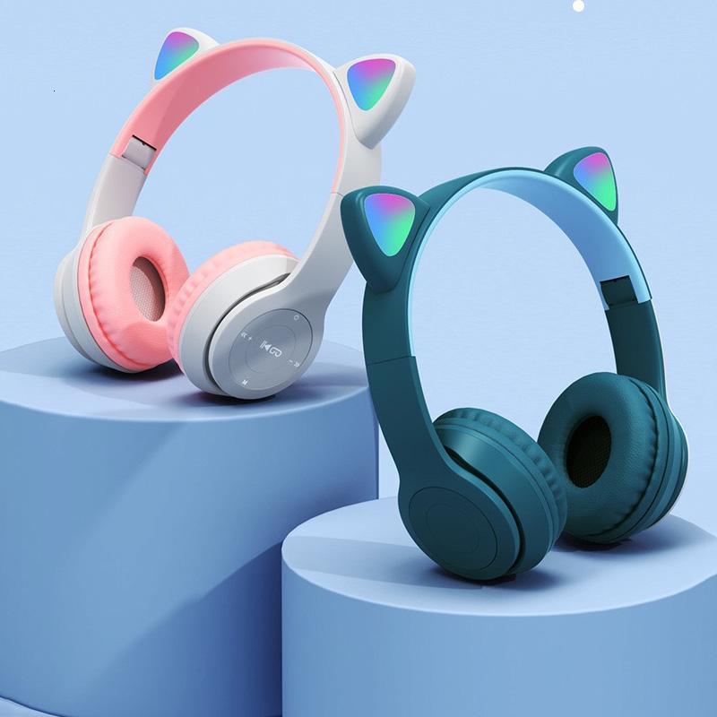 Cell Phone Earphones Wired Overhead Headphones Gaming Earphone Wireless Bluetooth Headset With Microphone Sport Earbud Hands H7931