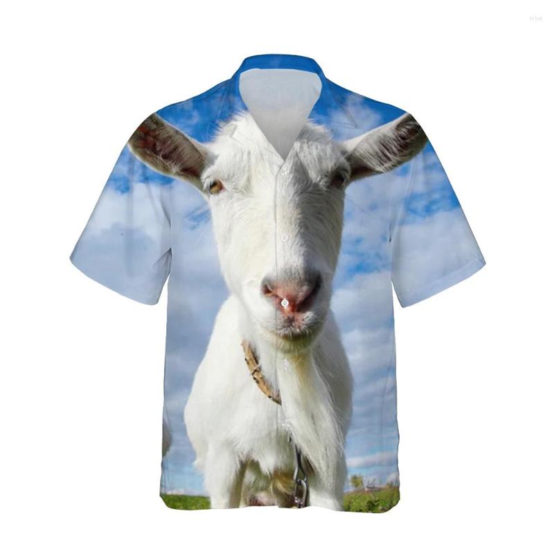 Men's Casual Shirts Jumeast 3d Fashion Goat Face Printed Hawaiian Vintage Shirt Men Funny Animal Short Sleeve Clothing Streetwear 5XL, 010
Men's Casual Shirts Jumeast 3d Fashion Goat Face Printed Hawaiian Vintage Shirt Men Funny Animal Short Sleeve Clothing Streetwear 5XL, 010