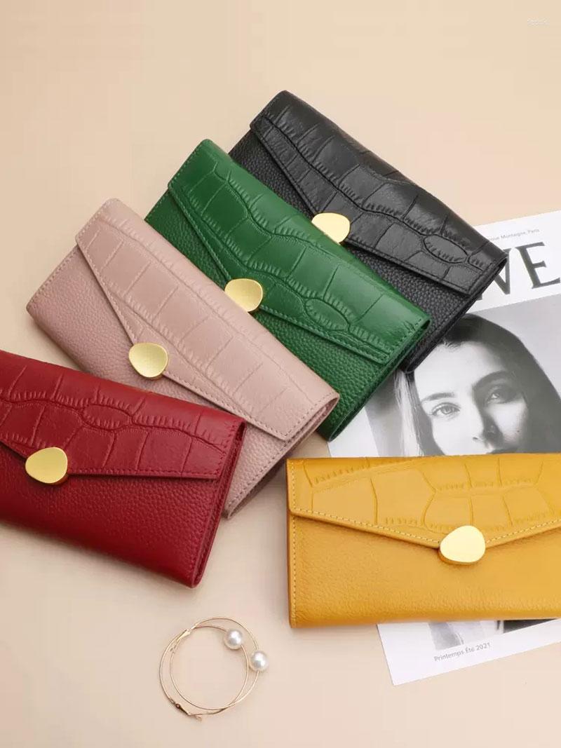 Wallets Real Cowhide Long Thin Niche Wallet Women 2022 Style Temperament Small Handbag Put Mobile Phone Large Capacity, Black
Wallets Real Cowhide Long Thin Niche Wallet Women 2022 Style Temperament Small Handbag Put Mobile Phone Large Capacity, Black