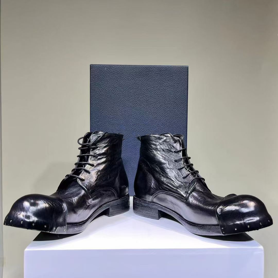 Exclusive Goodyear handmade genuine leather sole Boot water wash cowhide cowboy matin Combat Booties
Exclusive Goodyear handmade genuine leather sole Boot water wash cowhide cowboy matin Combat Booties