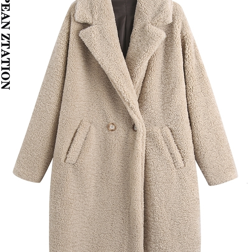 Womens Wool Blends Women fashion stylish thick warm faux fur teddy coat vintage long sleeve pockets winter female outerwear chic tops 221113, Beige
Womens Wool Blends Women fashion stylish thick warm faux fur teddy coat vintage long sleeve pockets winter female outerwear chic tops 221113, Beige