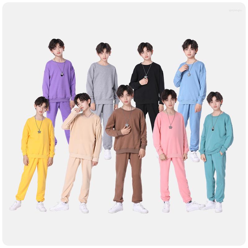 Clothing Sets Solid Color Casual Boys And Girls Sweater Trousers Two-piece Set Round Neck Long Sleeve Cotton Elastic Waist, Red
Clothing Sets Solid Color Casual Boys And Girls Sweater Trousers Two-piece Set Round Neck Long Sleeve Cotton Elastic Waist, Red