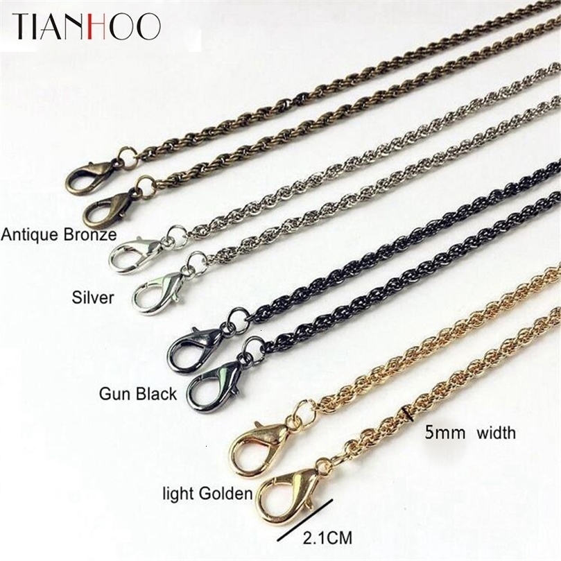 Bag Parts Accessories 5mm Metal Replacement Purse Chain Shoulder Crossbody Strap for Cluth Small Handbag Handle GoldSilverGun BlackBronze 221114
Bag Parts Accessories 5mm Metal Replacement Purse Chain Shoulder Crossbody Strap for Cluth Small Handbag Handle GoldSilverGun BlackBronze 221114