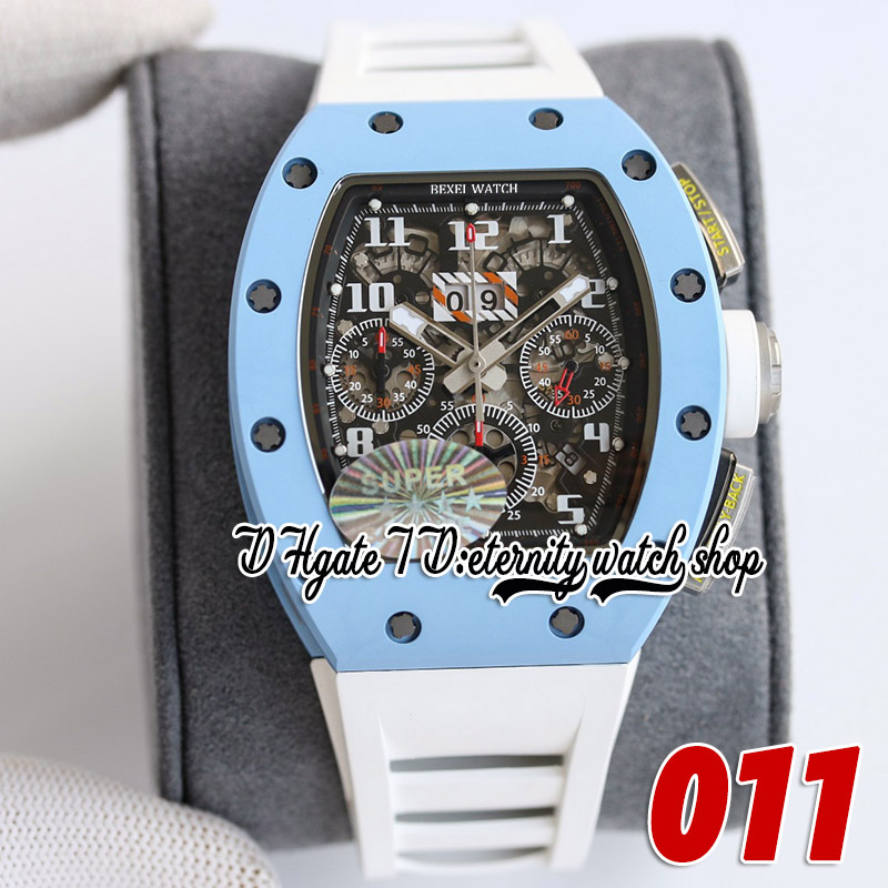 Z Latest zfm011 Mens Watch A7750 Chronograph Automatic Blue Ceramic Case Skeleton Dial Number Markers White Rubber Strap Super Edition eternity Stopwatch Watches, Watch waterproof cost
Z Latest zfm011 Mens Watch A7750 Chronograph Automatic Blue Ceramic Case Skeleton Dial Number Markers White Rubber Strap Super Edition eternity Stopwatch Watches, Watch waterproof cost