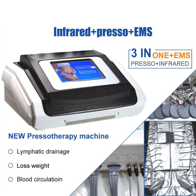 Pressoterapia Lymphatic Drainage Massage Slimming Machine 3 in 1 Body Slimming Infrared Air Pressotherapy Massager EMS Fat Burning For Salon Spa Use
Pressoterapia Lymphatic Drainage Massage Slimming Machine 3 in 1 Body Slimming Infrared Air Pressotherapy Massager EMS Fat Burning For Salon Spa Use