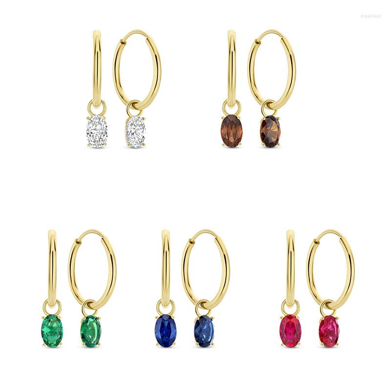 Hoop Earrings Boako All-match Zircon S925 Sterling Silver Five-color Simple Jewelry Fashion Trend Personality Ladies Gift
Hoop Earrings Boako All-match Zircon S925 Sterling Silver Five-color Simple Jewelry Fashion Trend Personality Ladies Gift