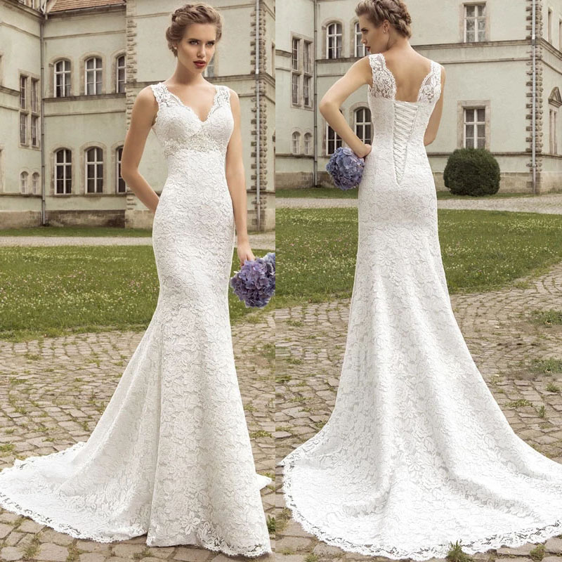 Vestido De Noiva 2022 Mermaid Wedding Dress Elegant Vintage Full Lace Robe Mariage Dresses, White
Vestido De Noiva 2022 Mermaid Wedding Dress Elegant Vintage Full Lace Robe Mariage Dresses, White