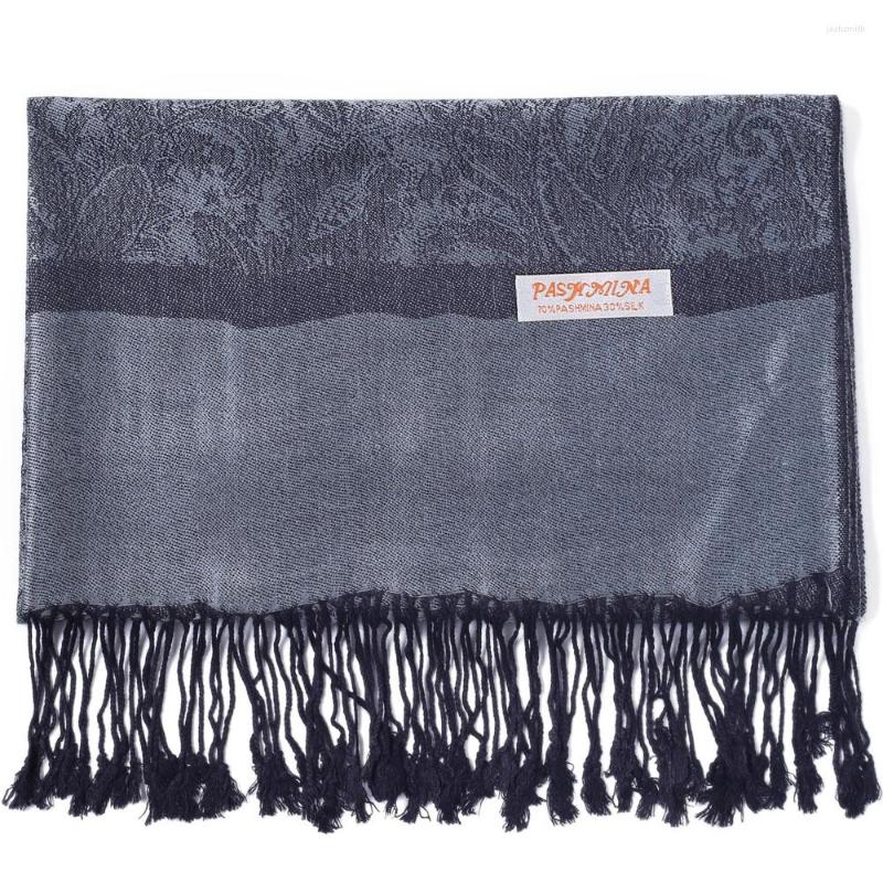 Scarves Pashimina Silk Scarf Paisley Jacquard Autumn Warp Winter Shawl Cashmere Hijab Long 2 Tones Soft High Quality Gift Dark Gray
Scarves Pashimina Silk Scarf Paisley Jacquard Autumn Warp Winter Shawl Cashmere Hijab Long 2 Tones Soft High Quality Gift Dark Gray