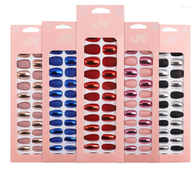 False Nails 24pcs/box Packaging Press On Nail Wholesale Fake Matte Gel Polish UV Coloured Pre-Glue, 3a-166-7
False Nails 24pcs/box Packaging Press On Nail Wholesale Fake Matte Gel Polish UV Coloured Pre-Glue, 3a-166-7