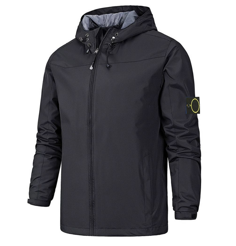 classic Designer Hooded Jacket Autumn Winter Men Coat Windproof Badge Sports windbreaker Embroidered letters short jackets High quality