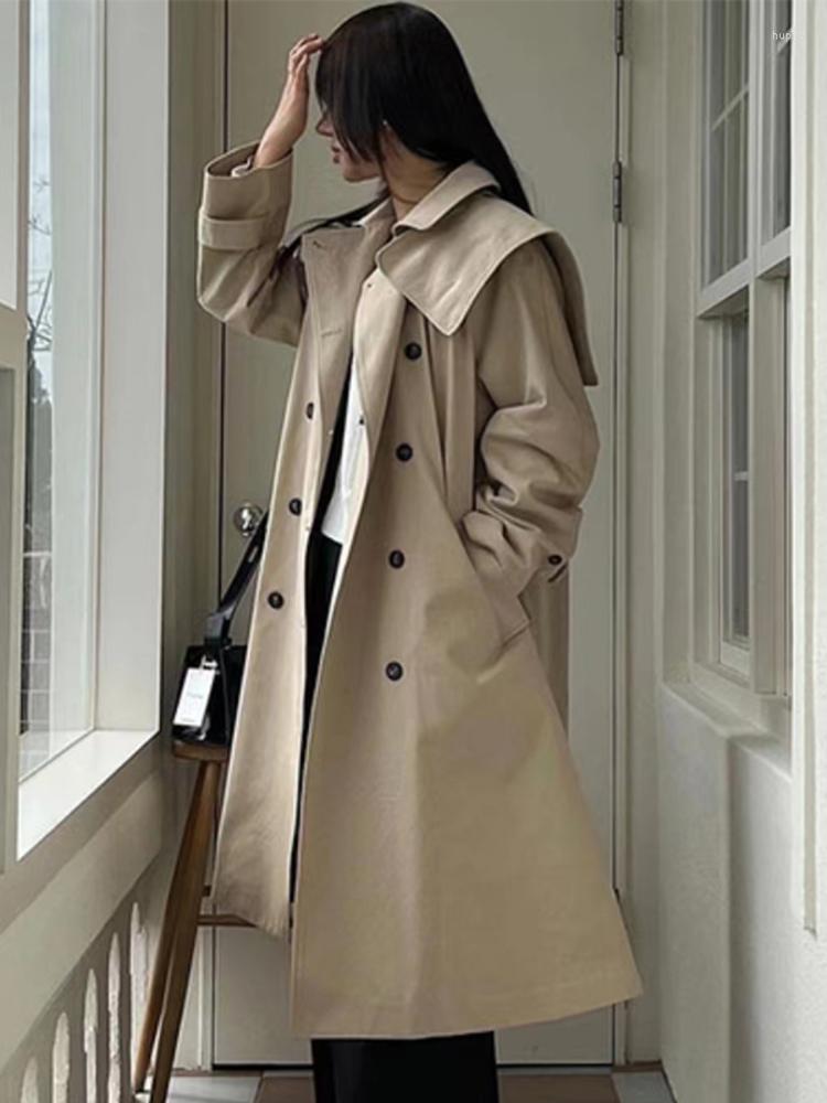 Women's Trench Coats 2022 Autumn Coat Outwear Single Breasted Double Pocket Lace Up Korean Chic Ladies Clothing Khaki Women Windbreaker M947
Women's Trench Coats 2022 Autumn Coat Outwear Single Breasted Double Pocket Lace Up Korean Chic Ladies Clothing Khaki Women Windbreaker M947
